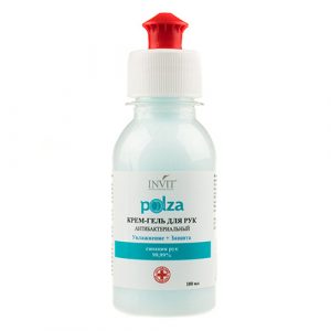 Polza Крем-гель для рук антибактериальный Увлажнение+Защита